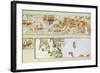 Naval Expeditions, Akrotiri Fresco, Thera-null-Framed Giclee Print