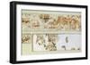 Naval Expeditions, Akrotiri Fresco, Thera-null-Framed Giclee Print