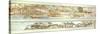 Naval Expeditions and River Landscape, Akrotiri Fresco, Thera-null-Stretched Canvas
