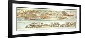 Naval Expeditions and River Landscape, Akrotiri Fresco, Thera-null-Framed Giclee Print