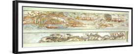 Naval Expeditions and River Landscape, Akrotiri Fresco, Thera-null-Framed Giclee Print