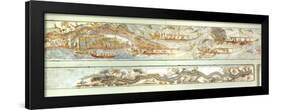 Naval Expeditions and River Landscape, Akrotiri Fresco, Thera-null-Framed Giclee Print