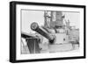 Naval Guns on the Battleship Michigan-null-Framed Art Print