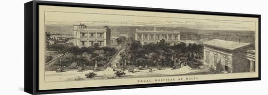 Naval Hospital at Malta-null-Framed Stretched Canvas