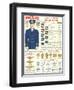 Naval Insignia Chart-null-Framed Art Print