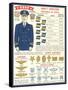 Naval Insignia Chart-null-Framed Stretched Canvas