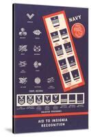 Naval Insignia Chart-null-Stretched Canvas