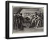 Naval Instruction on Board HMS the Britannia, Portsmouth, Lessons in Gunnery-Matthew "matt" Somerville Morgan-Framed Giclee Print