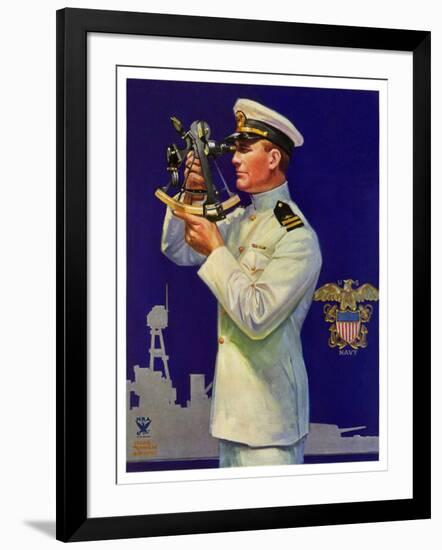 "Naval Officer,"February 24, 1934-Edgar Franklin Wittmack-Framed Giclee Print