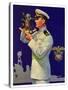 "Naval Officer,"February 24, 1934-Edgar Franklin Wittmack-Stretched Canvas