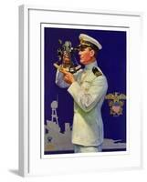 "Naval Officer,"February 24, 1934-Edgar Franklin Wittmack-Framed Giclee Print