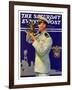 "Naval Officer," Saturday Evening Post Cover, February 24, 1934-Edgar Franklin Wittmack-Framed Giclee Print