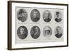 Naval Officers Rewarded for Services in China-null-Framed Giclee Print