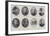 Naval Officers Rewarded for Services in China-null-Framed Giclee Print