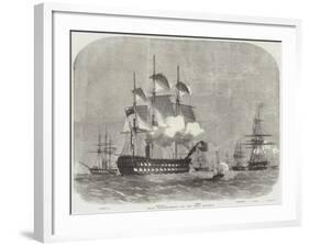 Naval Reinforcements for the China Squadron-Edwin Weedon-Framed Giclee Print