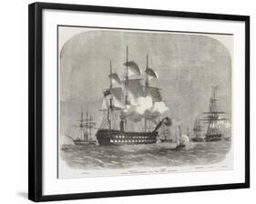 Naval Reinforcements for the China Squadron-Edwin Weedon-Framed Giclee Print