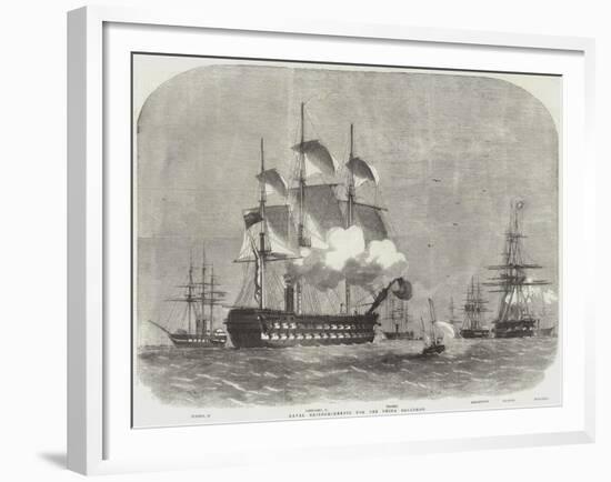 Naval Reinforcements for the China Squadron-Edwin Weedon-Framed Giclee Print