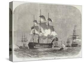 Naval Reinforcements for the China Squadron-Edwin Weedon-Stretched Canvas