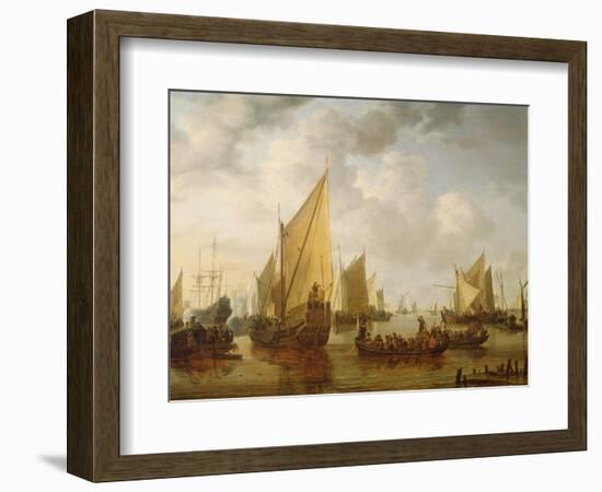 Naval Review, 1649-Simon Jacobsz Vlieger-Framed Giclee Print