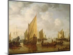 Naval Review, 1649-Simon Jacobsz Vlieger-Mounted Giclee Print