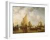 Naval Review, 1649-Simon Jacobsz Vlieger-Framed Giclee Print