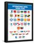 Naval Signal Nautical Flags Transportation Print Poster-null-Framed Poster