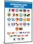 Naval Signal Nautical Flags Transportation Print Poster-null-Mounted Poster