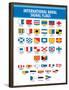 Naval Signal Nautical Flags Transportation Print Poster-null-Framed Poster