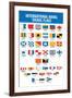 Naval Signal Nautical Flags Transportation-null-Framed Art Print