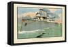 Naval Steamship-Charles Robinson-Framed Stretched Canvas