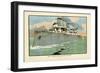 Naval Steamship-Charles Robinson-Framed Art Print