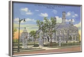 Naval Training School, Bronx, New York-null-Framed Art Print