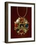 Navaratna Pendants with Nine Stones Set in Gold-null-Framed Giclee Print