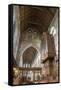 Nave and Organ from the Choir, Dunblane Cathedral, Dunblane, Stirling, Scotland, United Kingdom-Nick Servian-Framed Stretched Canvas