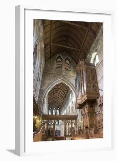 Nave and Organ from the Choir, Dunblane Cathedral, Dunblane, Stirling, Scotland, United Kingdom-Nick Servian-Framed Photographic Print