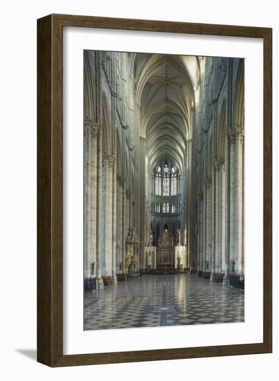 Nave, Cathedral of Notre-Dame-null-Framed Giclee Print