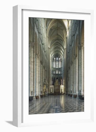 Nave, Cathedral of Notre-Dame-null-Framed Giclee Print