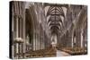 Nave Looking East, Lichfield Cathedral, Staffordshire, England, United Kingdom-Nick Servian-Stretched Canvas