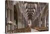 Nave Looking East, Lichfield Cathedral, Staffordshire, England, United Kingdom-Nick Servian-Stretched Canvas