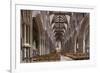 Nave Looking East, Lichfield Cathedral, Staffordshire, England, United Kingdom-Nick Servian-Framed Photographic Print