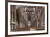 Nave Looking East, Lichfield Cathedral, Staffordshire, England, United Kingdom-Nick Servian-Framed Photographic Print