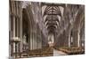 Nave Looking East, Lichfield Cathedral, Staffordshire, England, United Kingdom-Nick Servian-Mounted Photographic Print