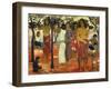 Nave Nave Mahana (Delightful Days), 1896-Paul Gauguin-Framed Giclee Print