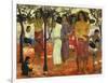 Nave Nave Mahana (Delightful Days), 1896-Paul Gauguin-Framed Premium Giclee Print