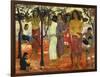 Nave Nave Mahana (Delightful Days), 1896-Paul Gauguin-Framed Premium Giclee Print