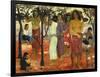 Nave Nave Mahana (Delightful Days), 1896-Paul Gauguin-Framed Premium Giclee Print