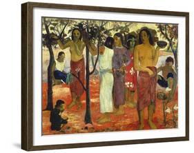 Nave Nave Mahana (Delightful Days), 1896-Paul Gauguin-Framed Giclee Print