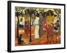 Nave Nave Mahana (Delightful Days), 1896-Paul Gauguin-Framed Giclee Print