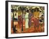 Nave Nave Mahana (Delightful Days), 1896-Paul Gauguin-Framed Giclee Print