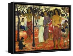 Nave Nave Mahana (Delightful Days), 1896-Paul Gauguin-Framed Stretched Canvas